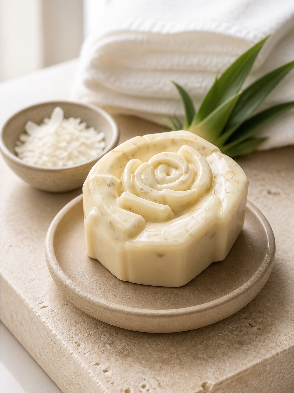 Piña Colada Goats Milk Soap w/ Oatmeal, Handcrafted